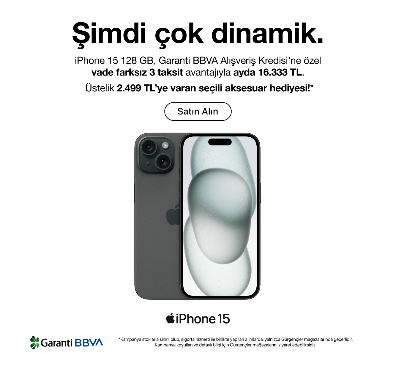 iPhone 15 Alışveriş Kredisi