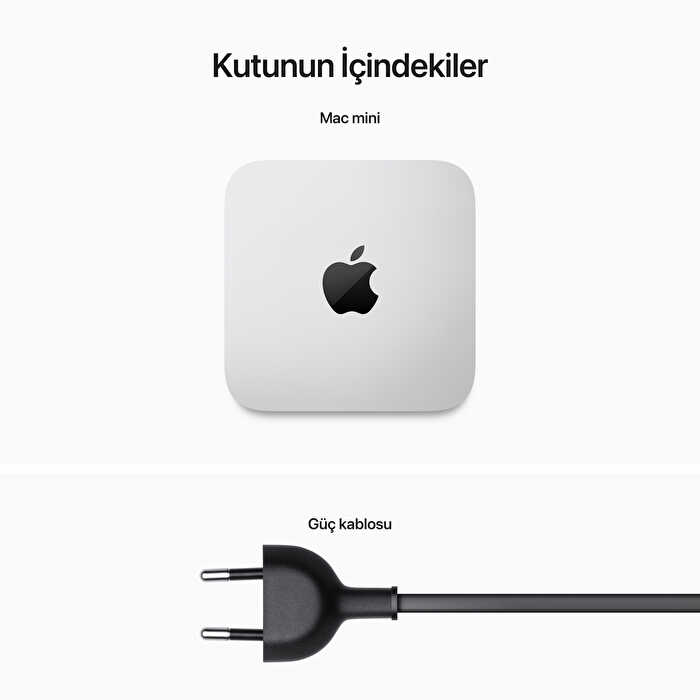 Apple Mac mini M2 8GB 256GB SSD 8 Çekirdek CPU 10 Çekirdek GPU