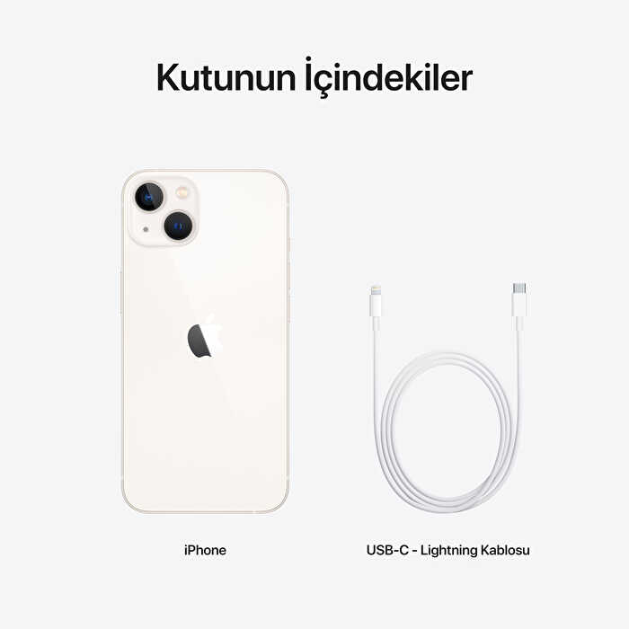 Apple iPhone 13 512GB Yıldız Işığı - MLQD3TU/A
